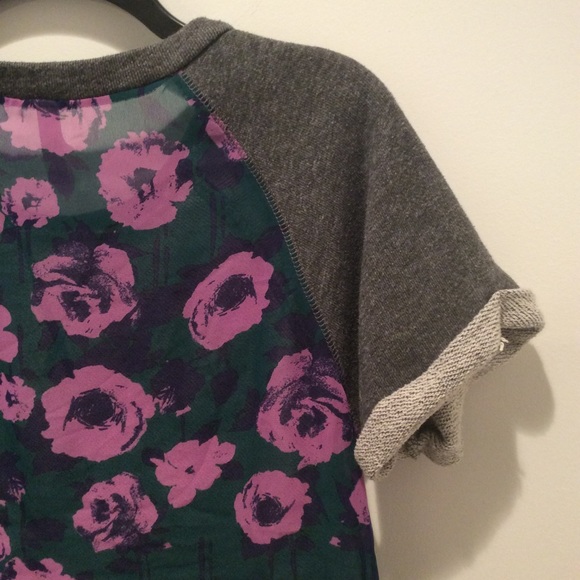 Mesh Back Sweater Tee - Picture 5 of 5